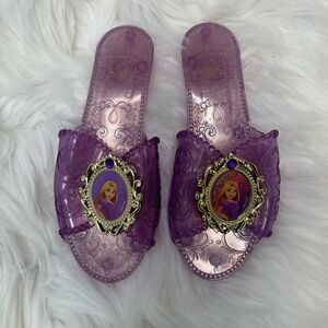 Girls Disney Purple Rapunzel Slide Sandals